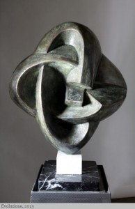 Evoluzione, 2013 bronzo, cm 80